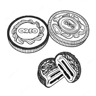 Oreo Coloring Pages