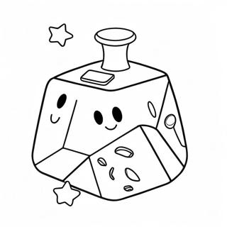 Colorful Dreidel With Stars Coloring Page 119680 54589