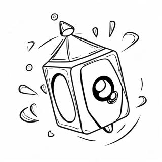 Happy Dreidel Spinning Coloring Page 119681 54594