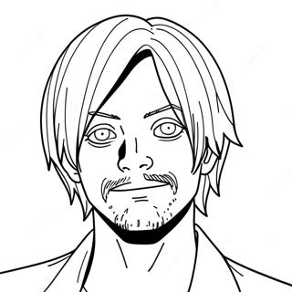 Sanji Coloring Pages