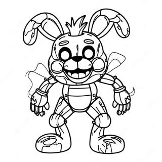 Creepy Springtrap Fnaf Coloring Page 119835-54709