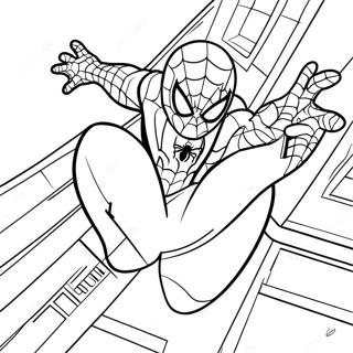 Friendly Neighborhood Spider Man Coloring Page 119941-54797