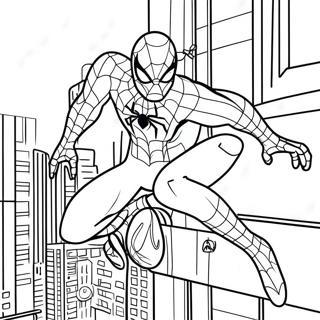 Friendly Neighborhood Spider Man Coloring Page 119941-54798