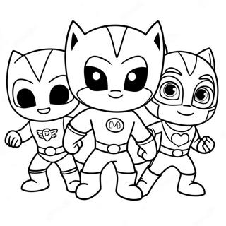 Pj Masks Coloring Pages