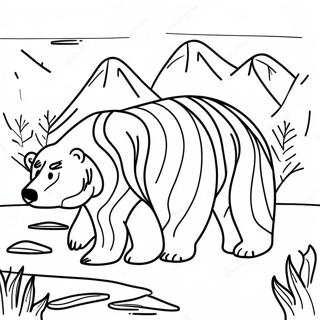 Grizzly Bear Coloring Pages