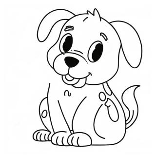 Funny Dog Coloring Pages