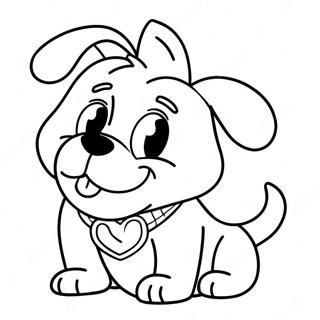 Funny Dog Coloring Page 120042-54868