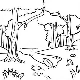 Beautiful Alabama Nature Scene Coloring Page 120069-54891