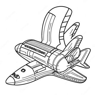 Space Shuttle Coloring Page 120221-55006