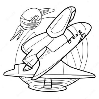 Space Shuttle Coloring Page 120221-55008