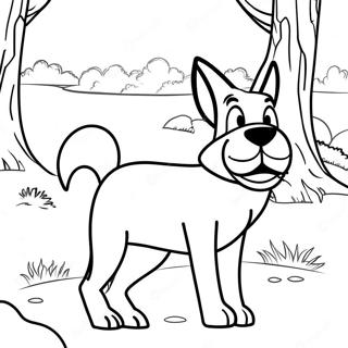 Fox And The Hound Coloring Pages