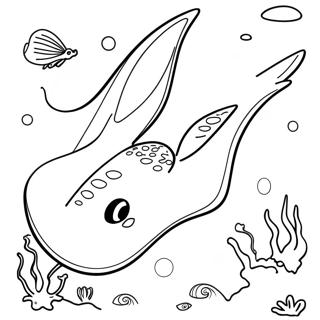 Stingray Coloring Pages