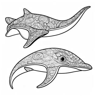 Stingray Coloring Page 120425-55167