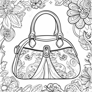 Fancy Designer Purse Coloring Page 120454-55202