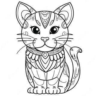 Realistic Warrior Cat Coloring Pages