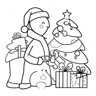 Christmas Among Us Coloring Pages