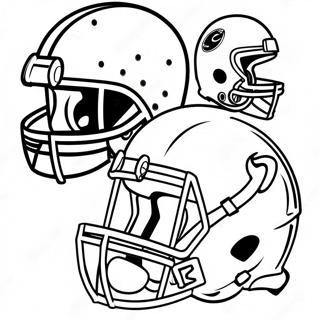 Dynamic Nfl Helmets Coloring Page 120530-55260