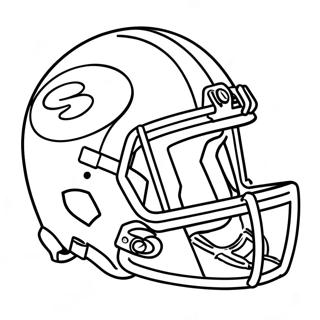 Classic Nfl Helmets Coloring Page 120531-55264