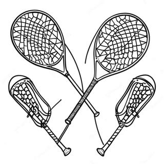 Lacrosse Coloring Pages