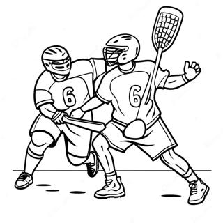 Exciting Lacrosse Game Coloring Page 120630-55330