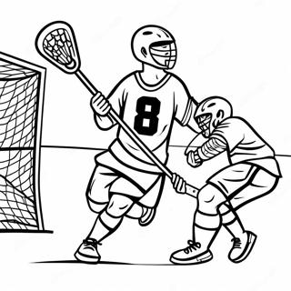 Exciting Lacrosse Game Coloring Page 120630 55331
