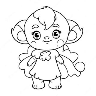 Cute Doma Character Coloring Page 120707-55389