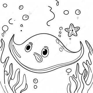 Sting Ray Coloring Pages