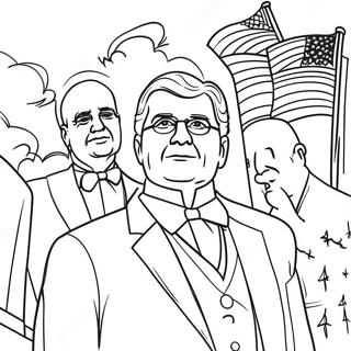 Patriotic Constitution Day Coloring Page 120784-55449