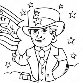 Patriotic Constitution Day Coloring Page 120784-55450