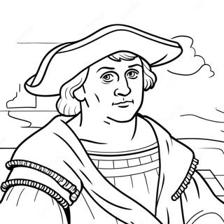 Christopher Columbus Coloring Page 120911-55547