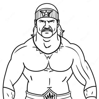 Wwe Legends Coloring Page 121066-55863
