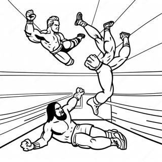 Wwe Iconic Moves Coloring Page 121067-55865