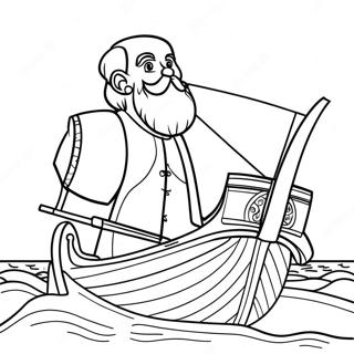 Apostle Paul On A Ship Coloring Page 121093 55888