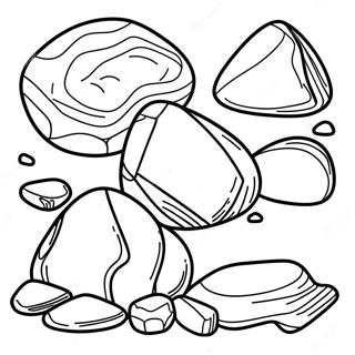 Types Of Rocks Coloring Pages