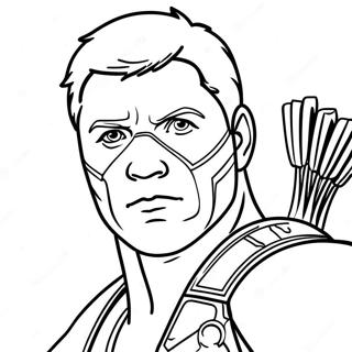 Hawkeye Coloring Page 121191-55954