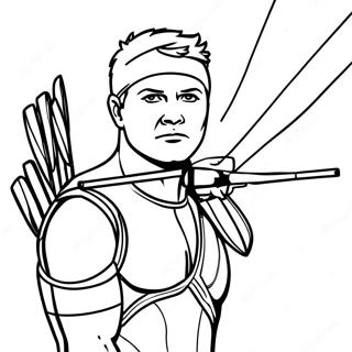 Hawkeye Coloring Page 121191-55955