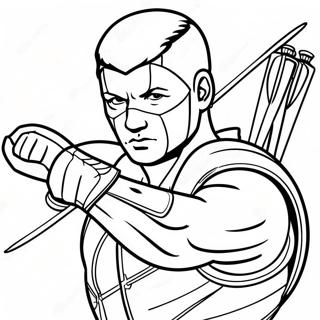 Hawkeye Coloring Page 121191-55956