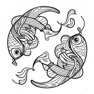 Pisces Coloring Pages