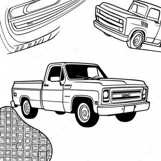 Gmc Truck Coloring Pages