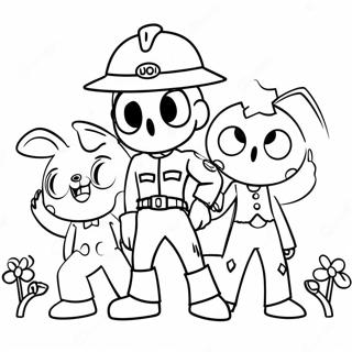 M3gan With Friends Coloring Page 121478-56157