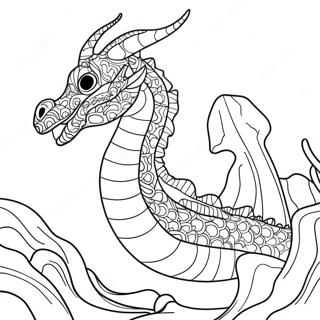 Sea Dragon Coloring Pages