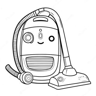 Vacuum Cleaner Coloring Page 121529-56196