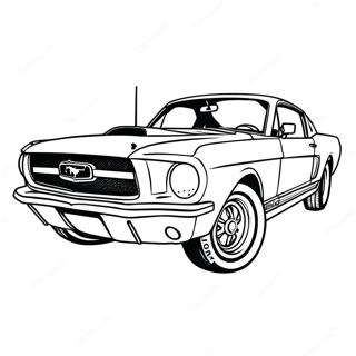 Ford Mustang Coloring Pages