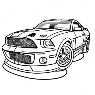Ford Mustang Shelby Coloring Page 121609-56269