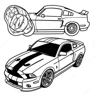 Ford Mustang Shelby Coloring Page 121609-56272