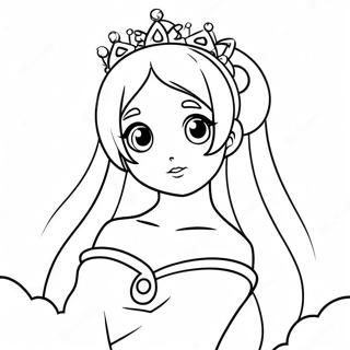 Anime Princess Coloring Page 121631-56276