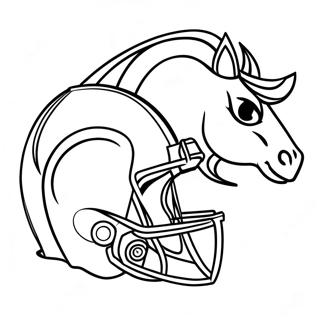 Denver Broncos Coloring Pages