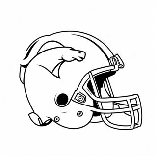 Denver Broncos Logo Coloring Page 121657-56300