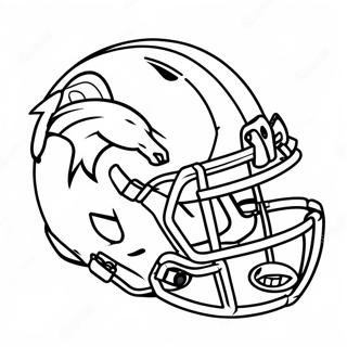 Denver Broncos Helmet Coloring Page 121659 56305