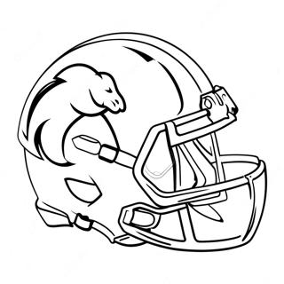 Denver Broncos Helmet Coloring Page 121659 56308